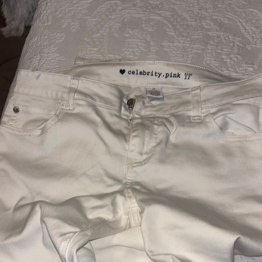 Celebrity Pink Women's White Jeans